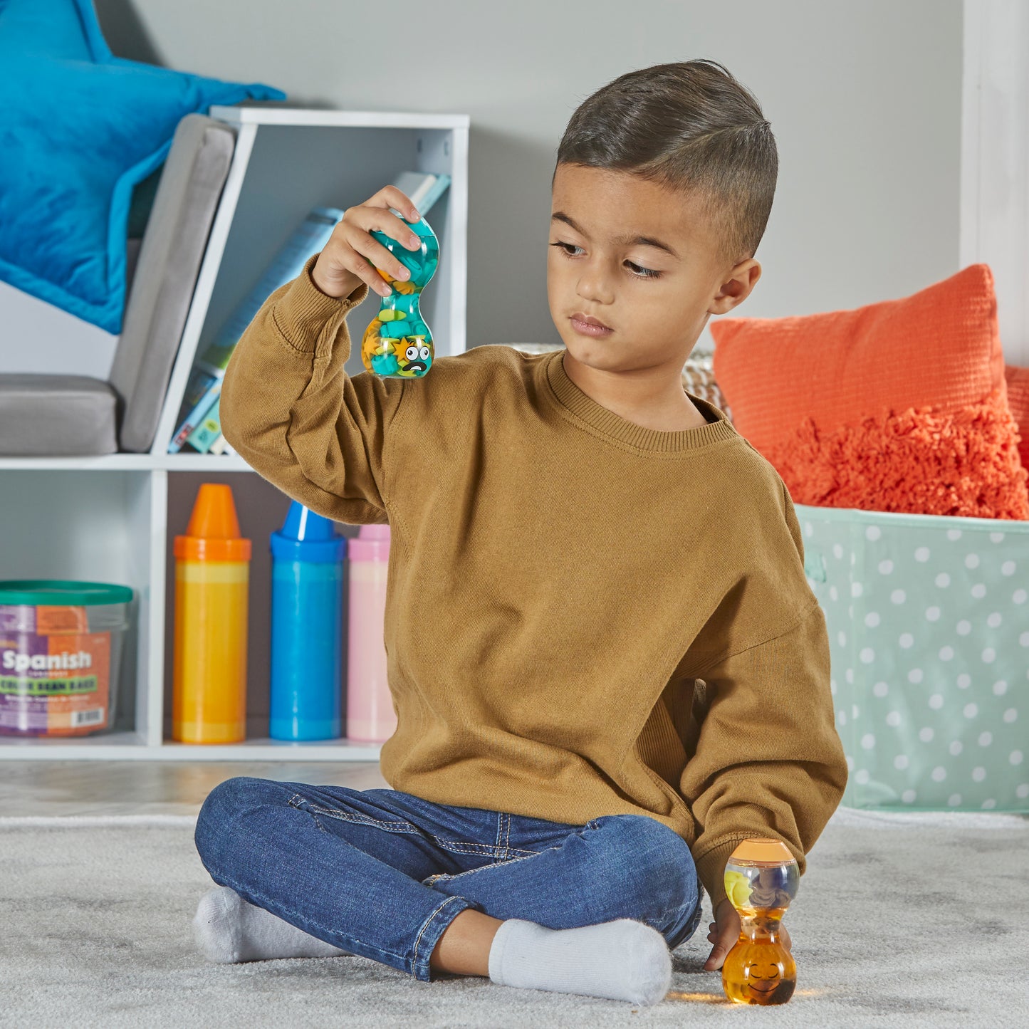 Express your feelings sensory bottles