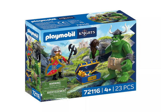 Playmobil - 72116 Troll and Treasure of the Lion knights