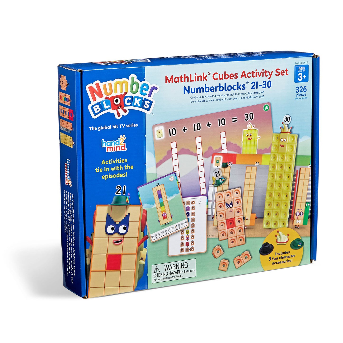 Mathlink cubes numberblocks 21-30 activity set