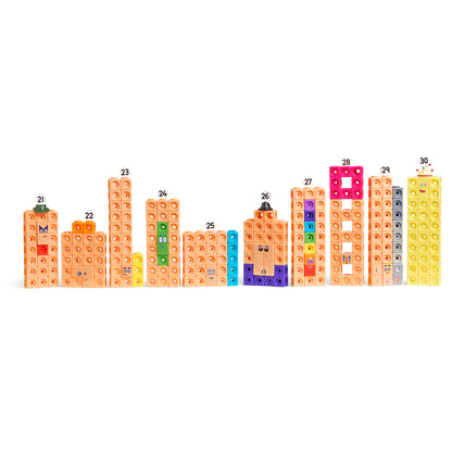 Mathlink cubes numberblocks 21-30 activity set
