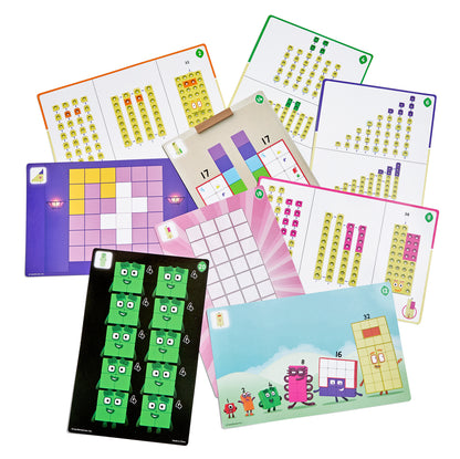 Numberblocks Mathlink cubes 31-40 activity set