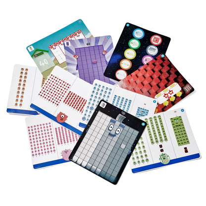 Numberblocks - Mathlink cubes activity set heroes with zeroes