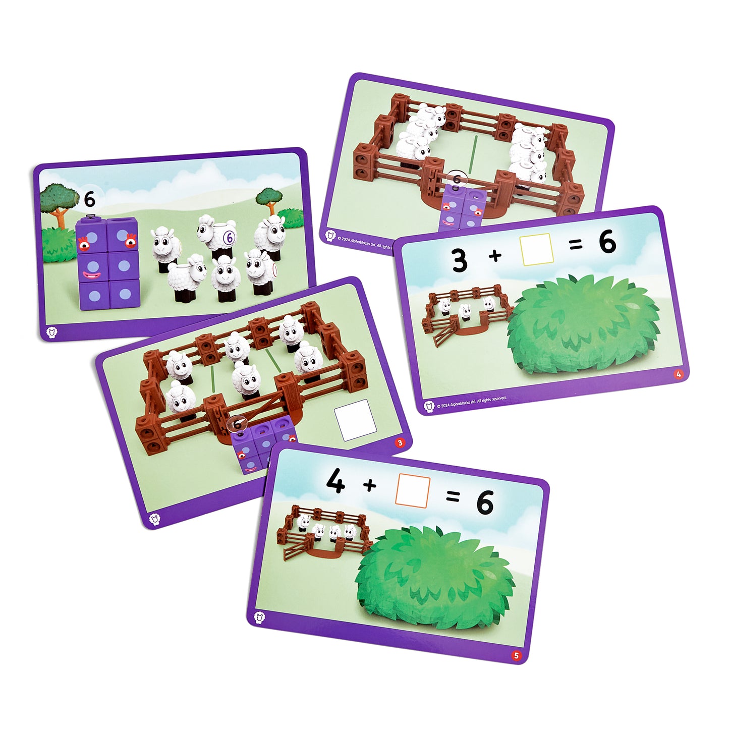 NUMBERBLOCKS MATHLINK CUBES SHEEP FARM ACTIVITY SET
Numberblocks - Mathlink cubes sheep farm activity set
