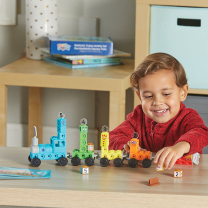 Numberblocks - Ensemble d'activités avec cubes Mathlink train express