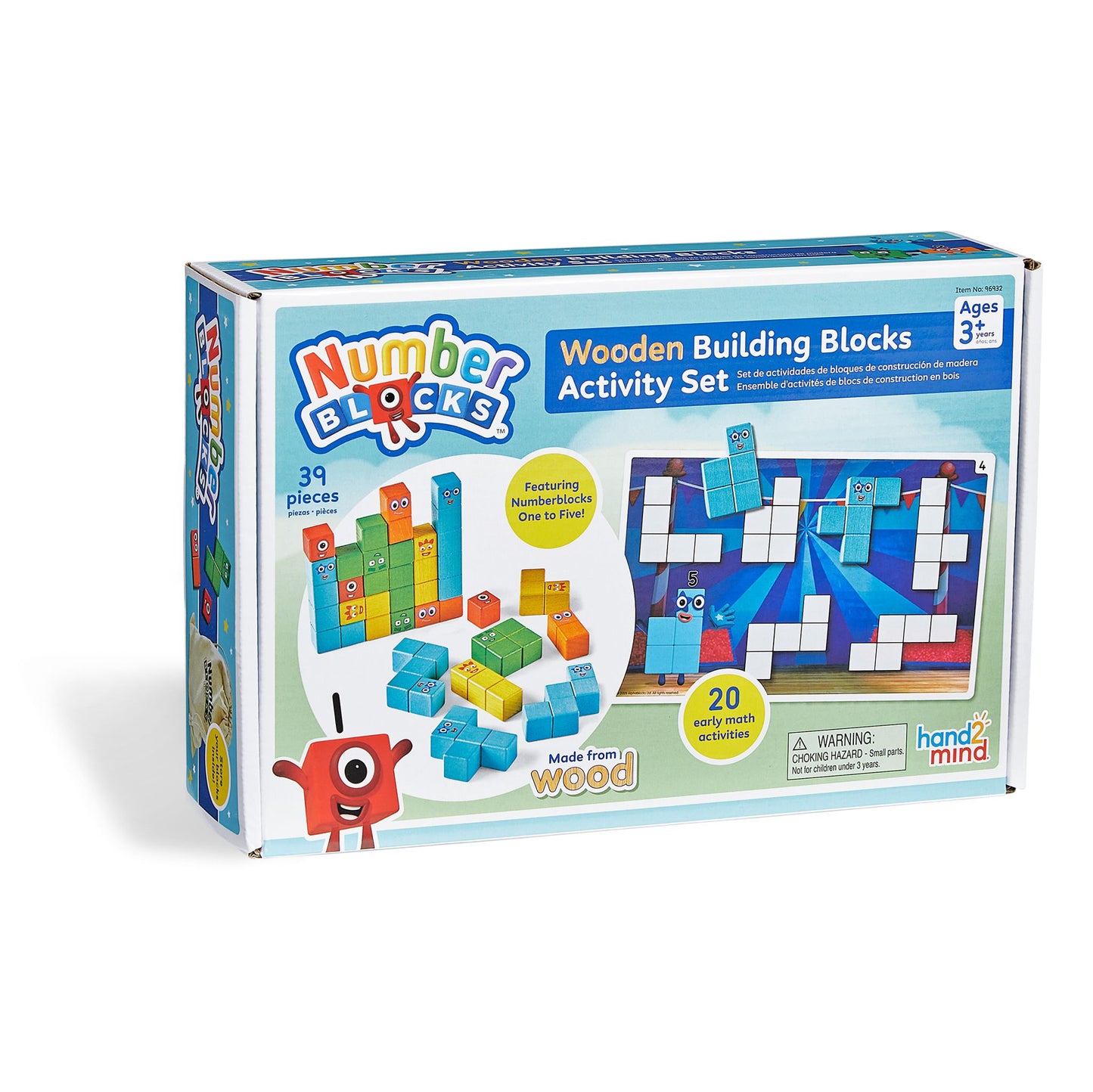 Numberblocks wooden building blocks activity set
