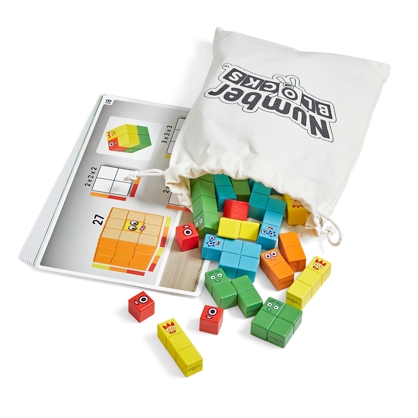 Numberblocks wooden building blocks activity set
