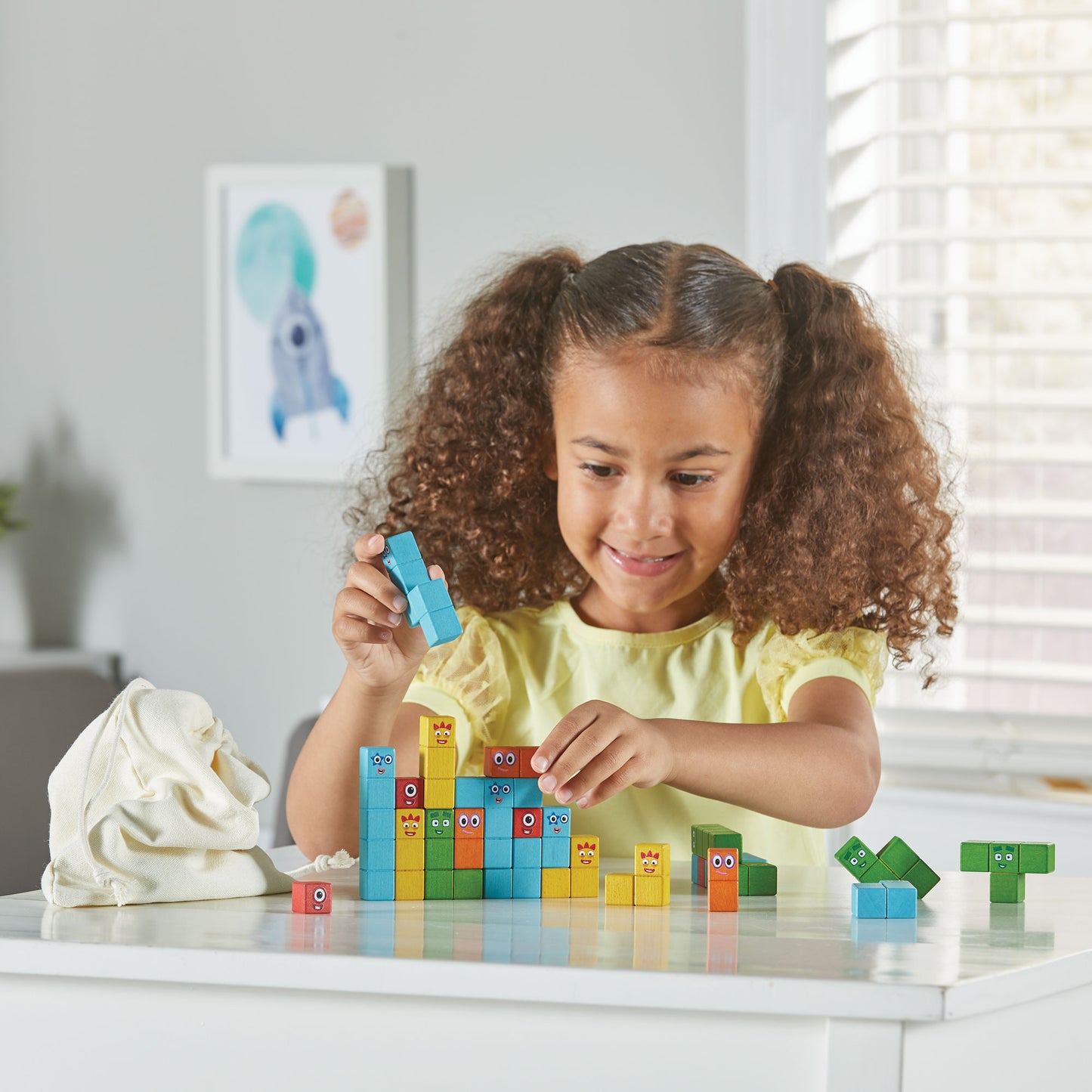 Numberblocks wooden building blocks activity set