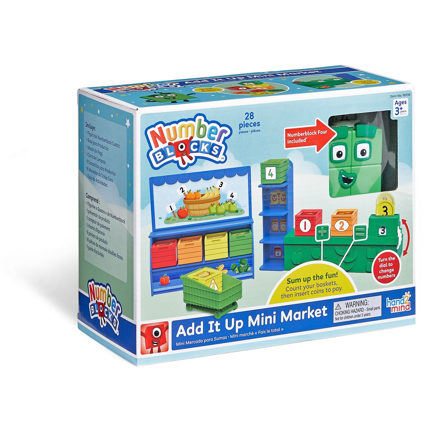 Numberblocks add it up mini market playset