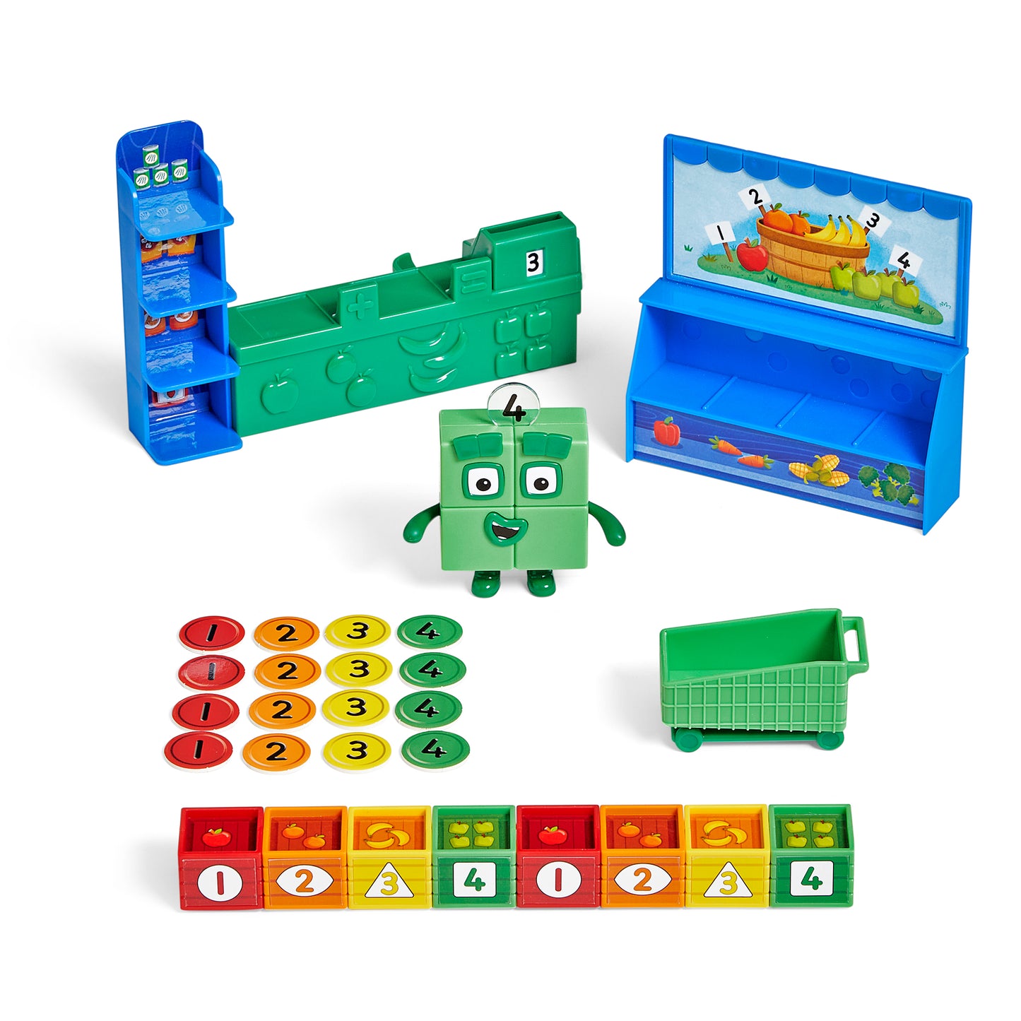 Numberblocks add it up mini market playset