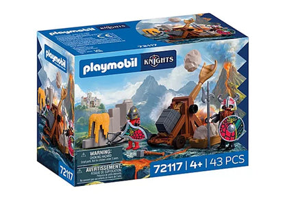 Playmobil - 72117 - Catapulte des chevaliers du dragon