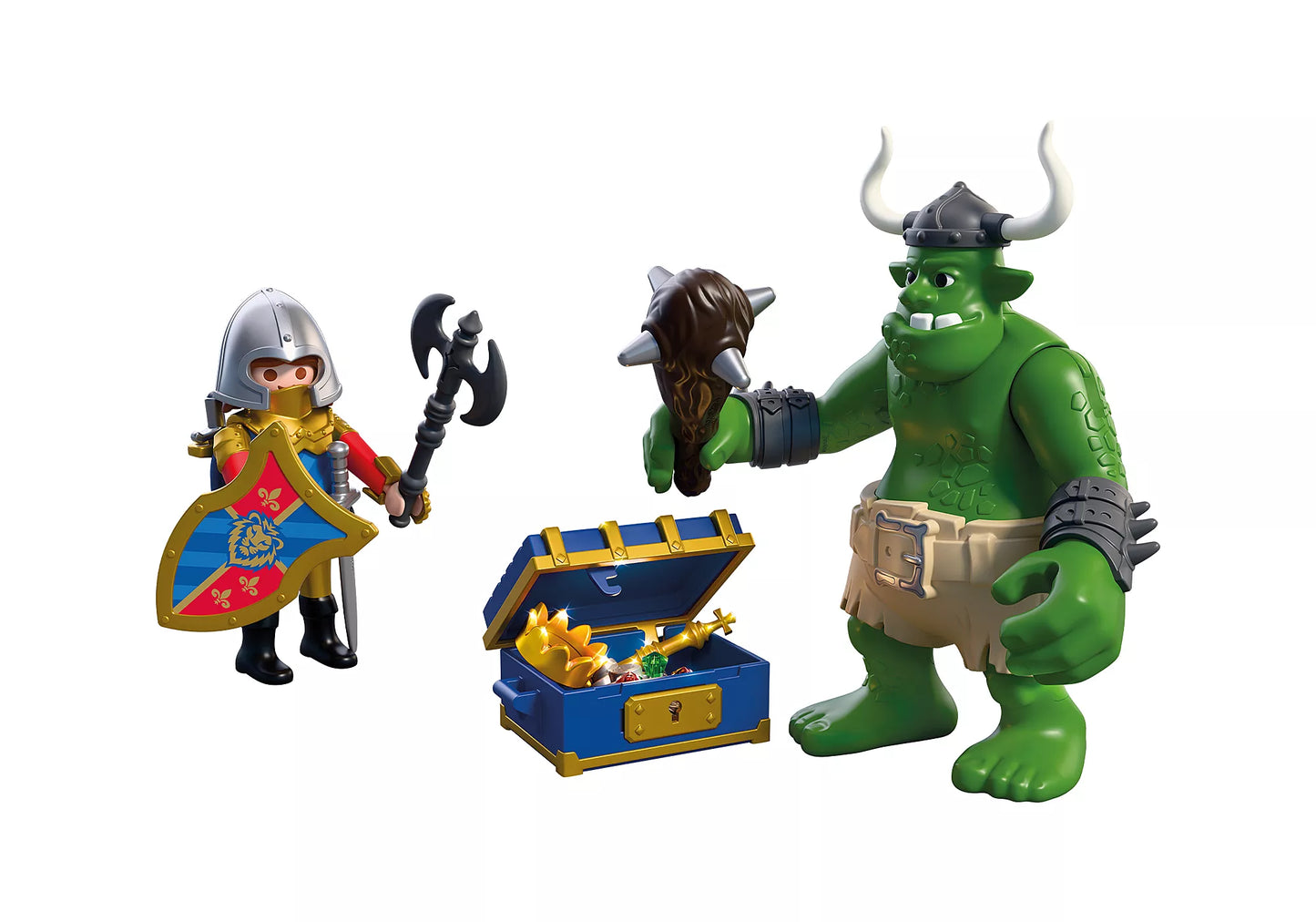 Playmobil - 72116 - Troll et trésor des chevaliers du Lion