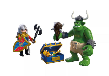 Playmobil - 72116 - Troll et trésor des chevaliers du Lion