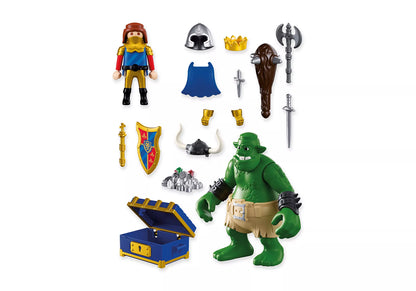 Playmobil - 72116 - Troll et trésor des chevaliers du Lion