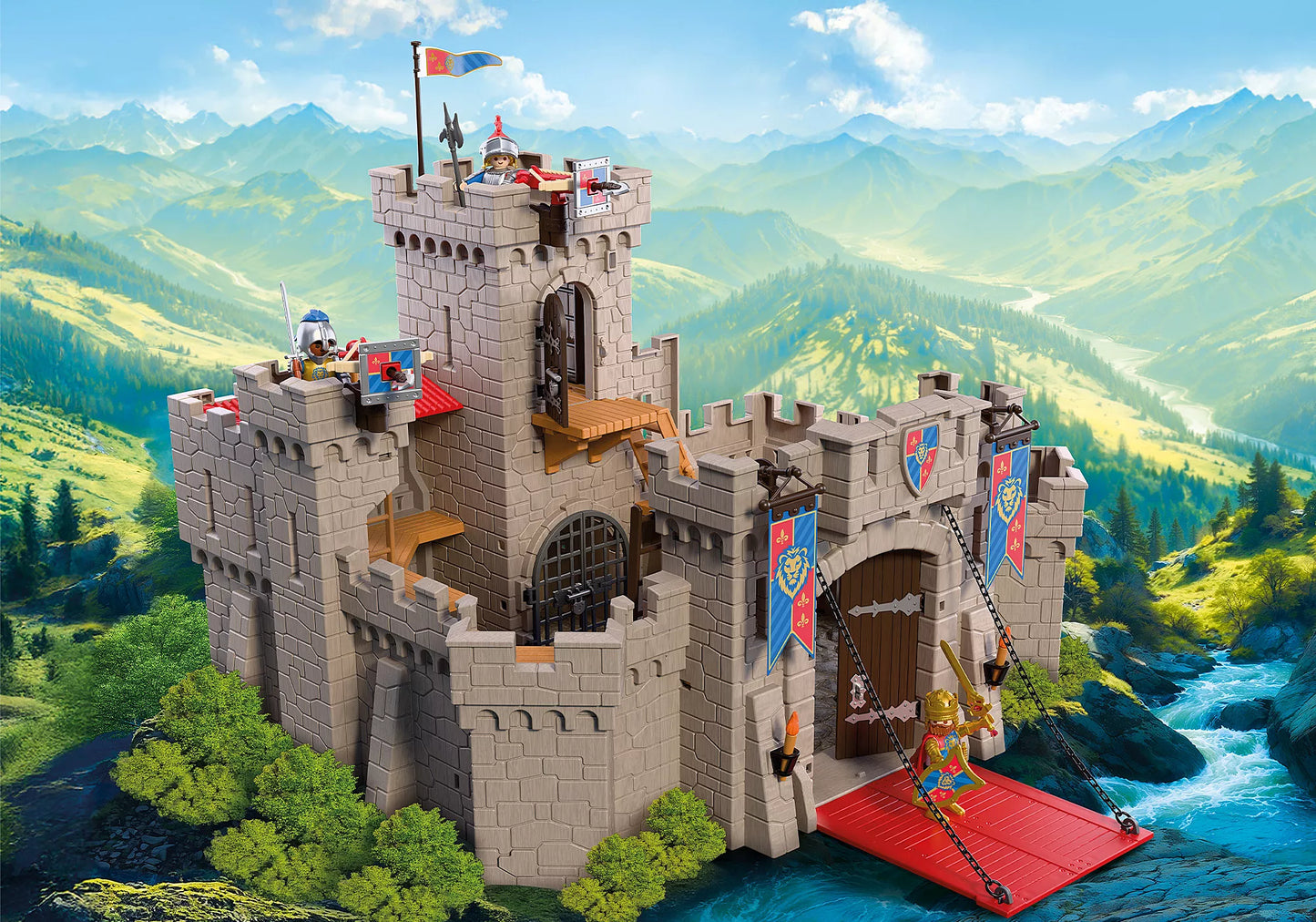 Playmobil - 72112 - Château-fort des chevaliers du Lion