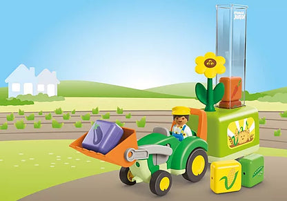 Playmobil junior - 71773 - Tracteur avec planteuse