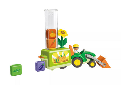 Playmobil junior - 71773 - Tracteur avec planteuse