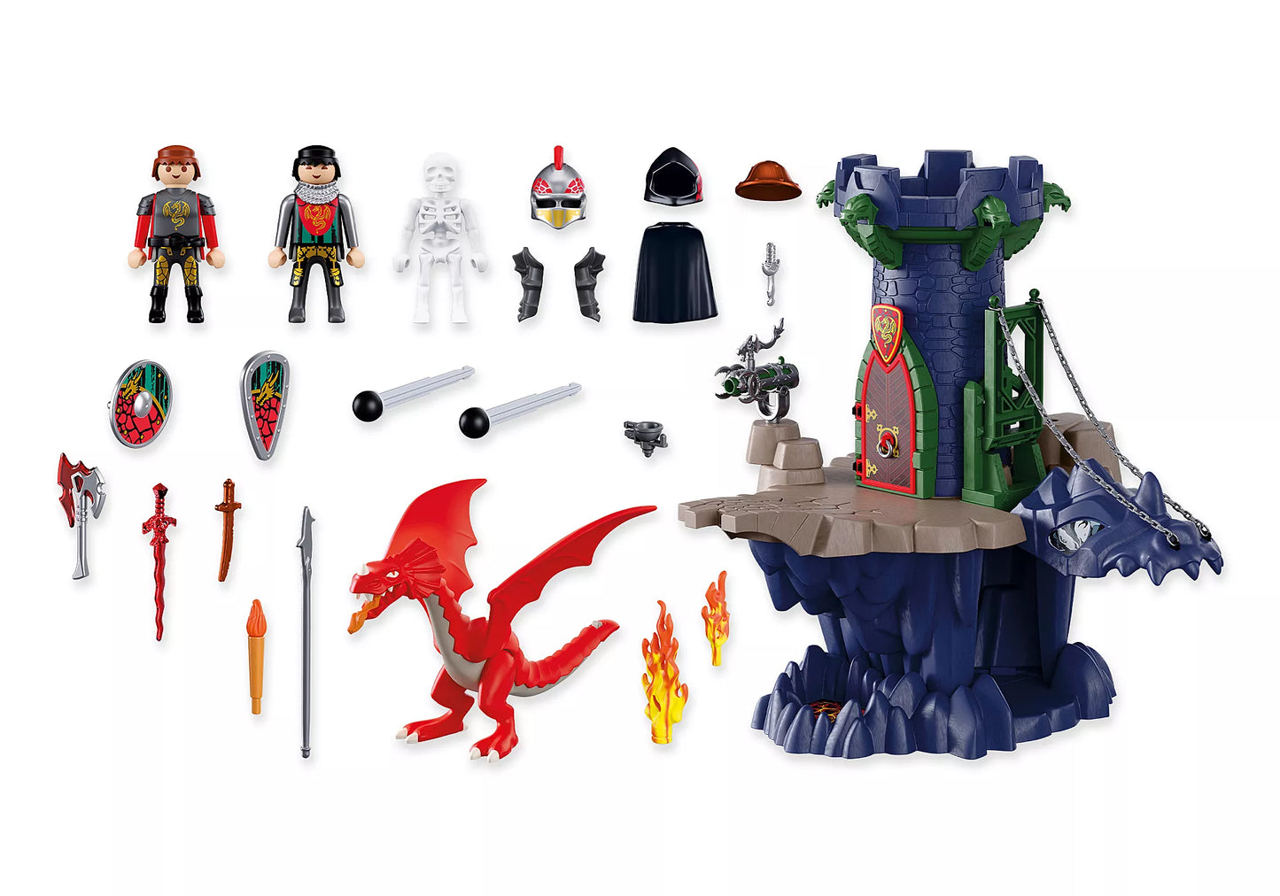 Playmobil - 72113 - Toue des chavaliers du dragon