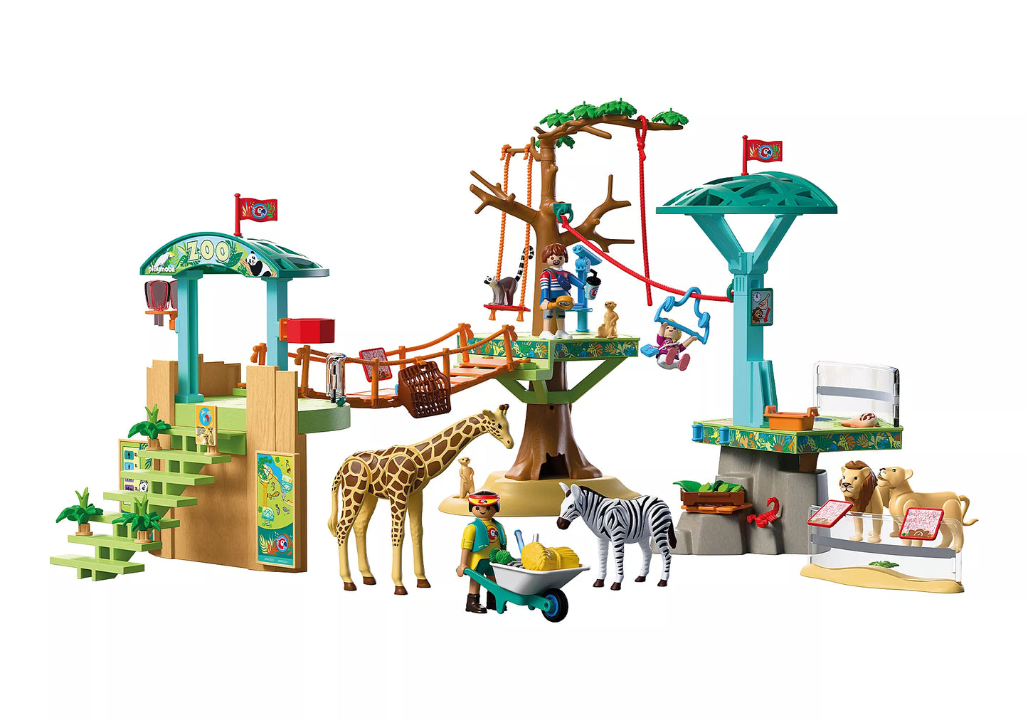 Playmobil - 72070 - zoo : Parc d'escalade sauvage