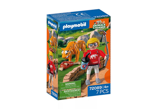 Playmobil - 72089 - Zoo : Tigre et visiteur