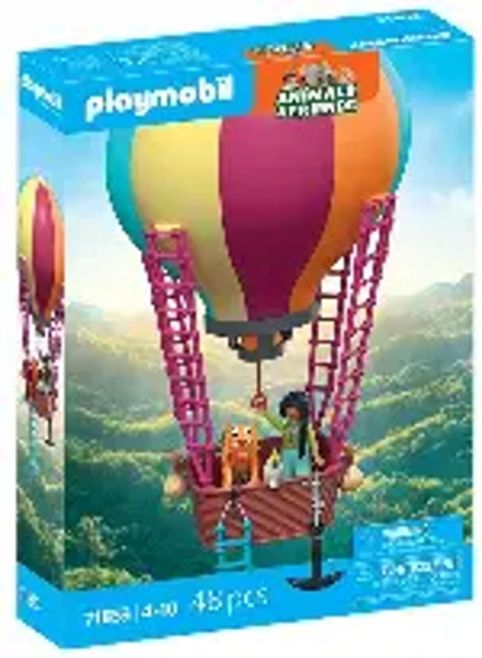 Playmobil - 71853 - Animals & Friends Voyages en mongolfière