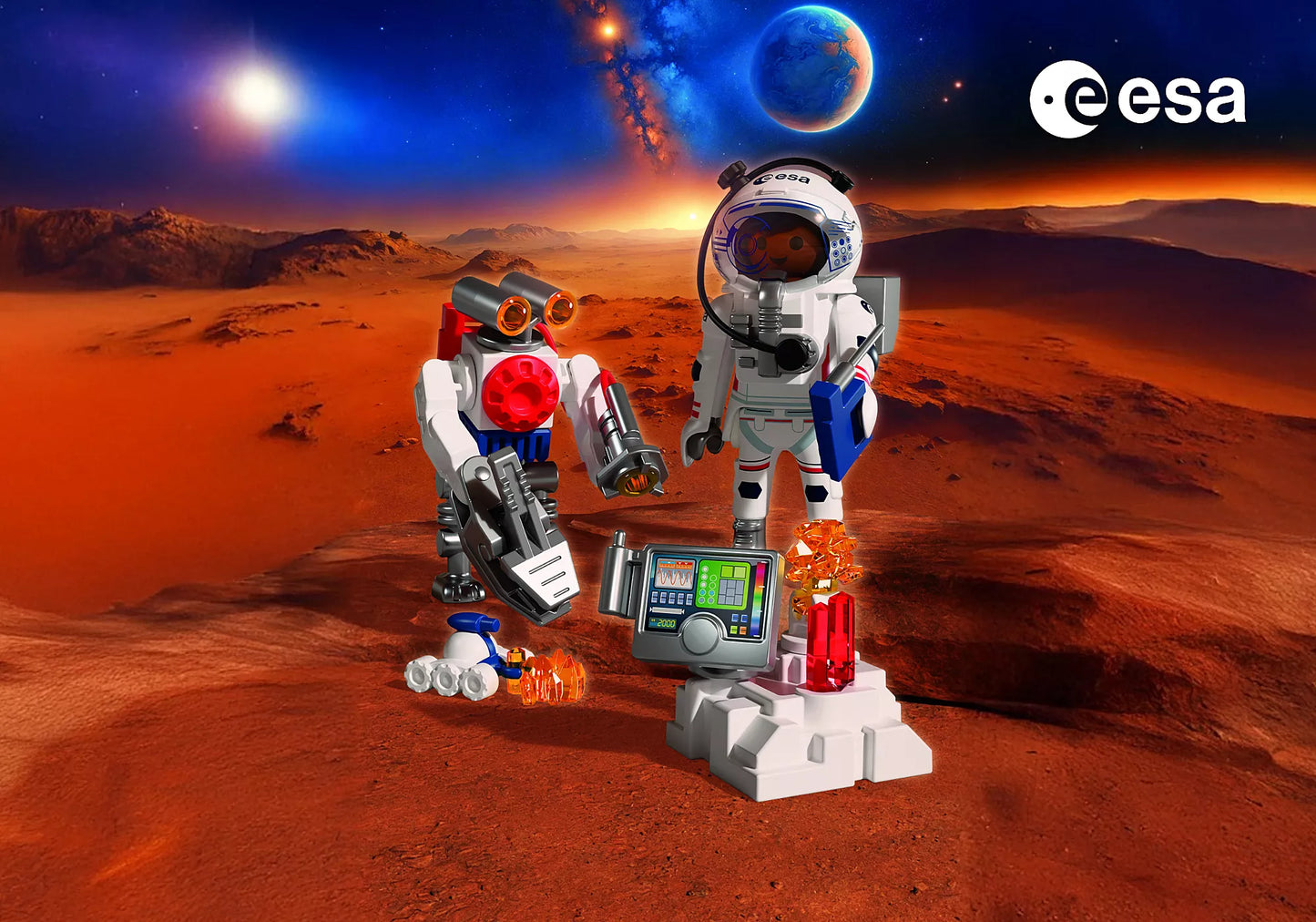 Playmobil - 72014 - ESA astronaut with robot