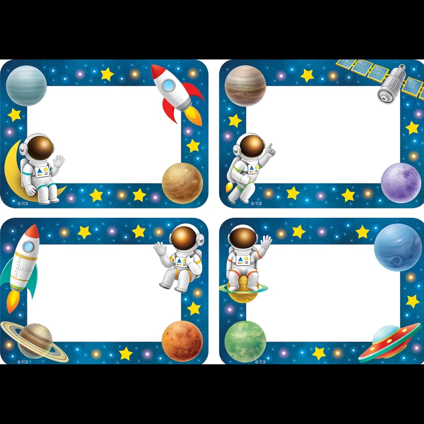 Étiquettes nom - espace