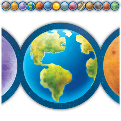 Bordure décorative - Planètes