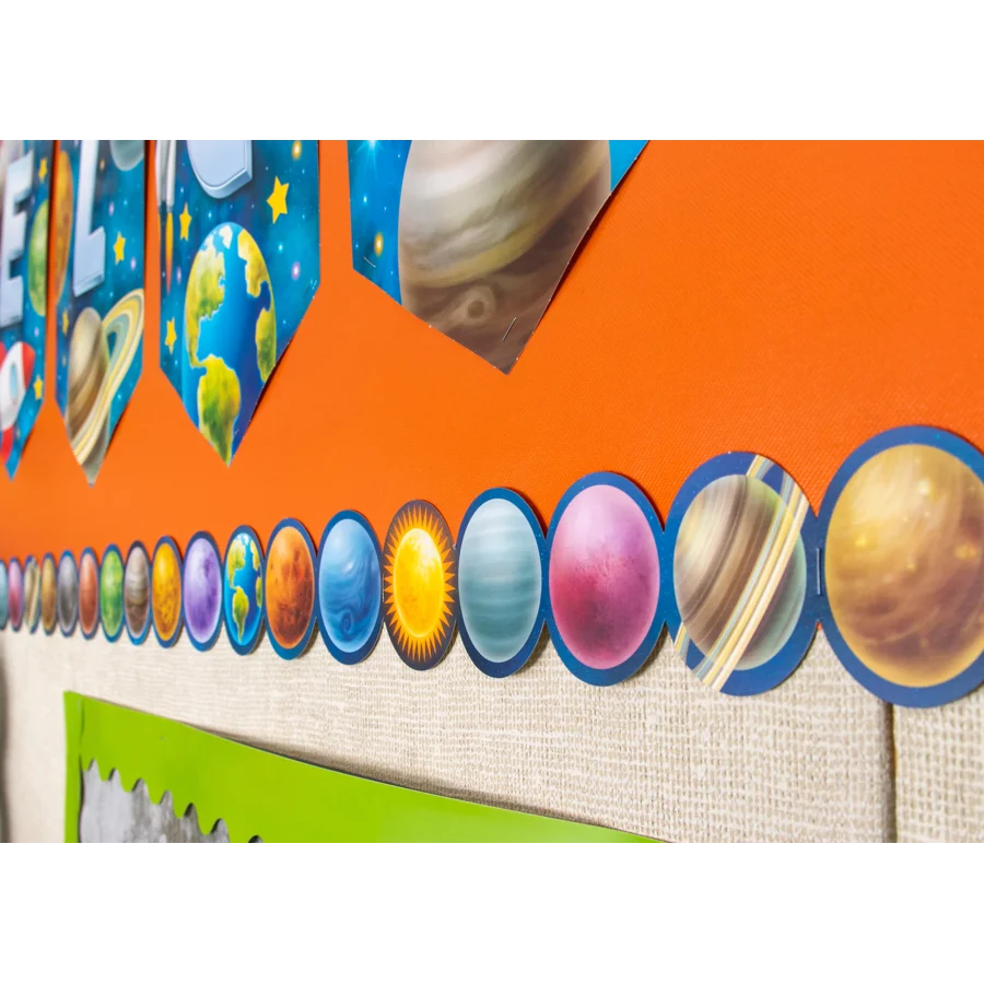 Bordure décorative - Planètes