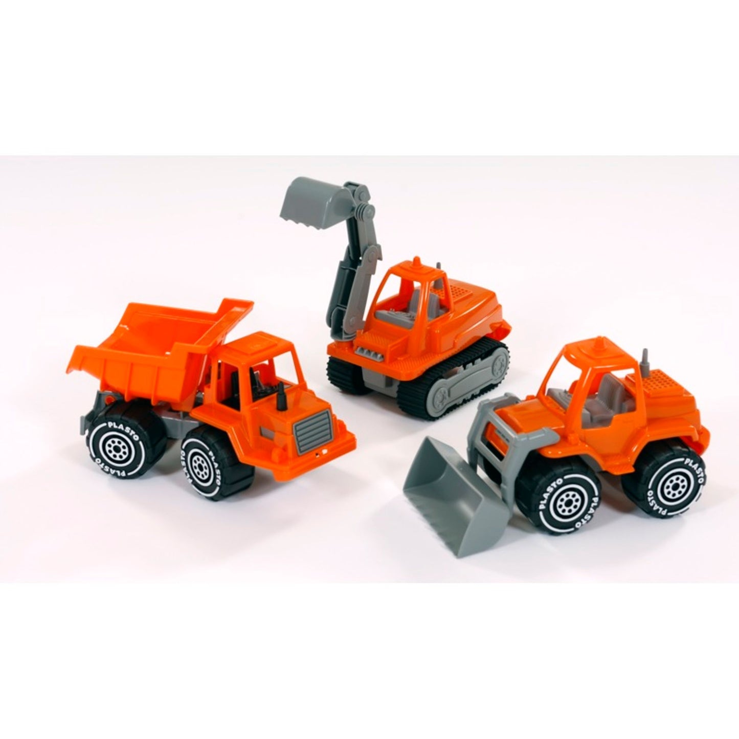 3 Medium Construction Vehicles Set