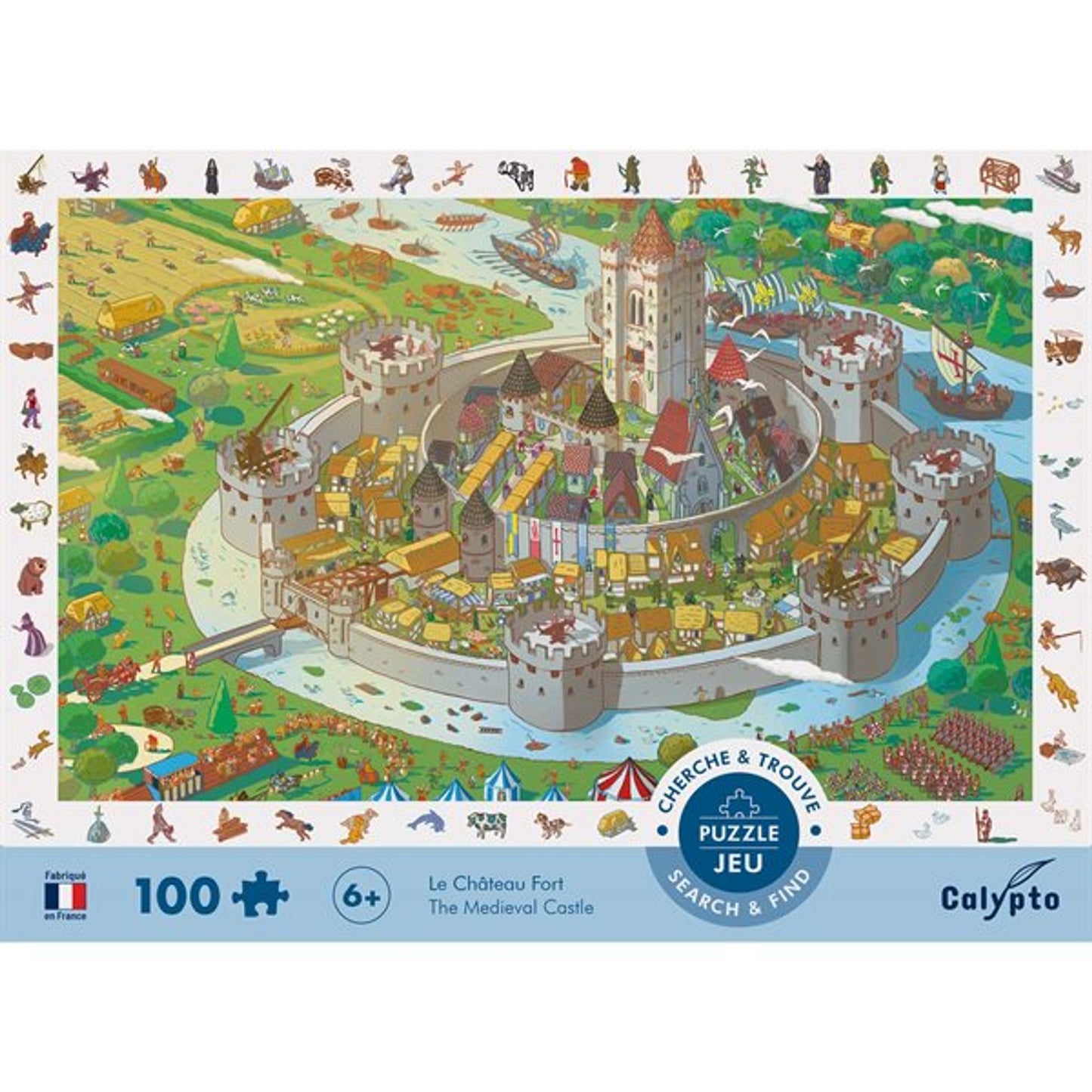 Puzzle cherche et trouve Châteaux fort