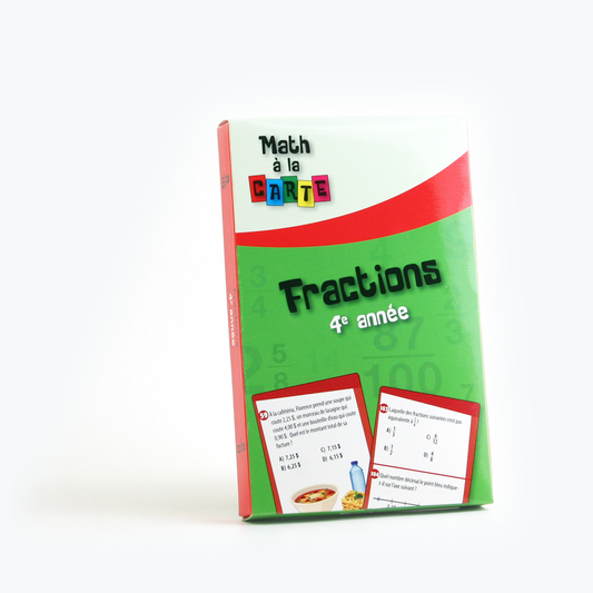 Math à la carte - Fractions