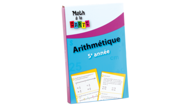 Math à la carte - Arithmétique