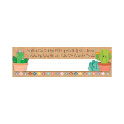 Cactus name plates