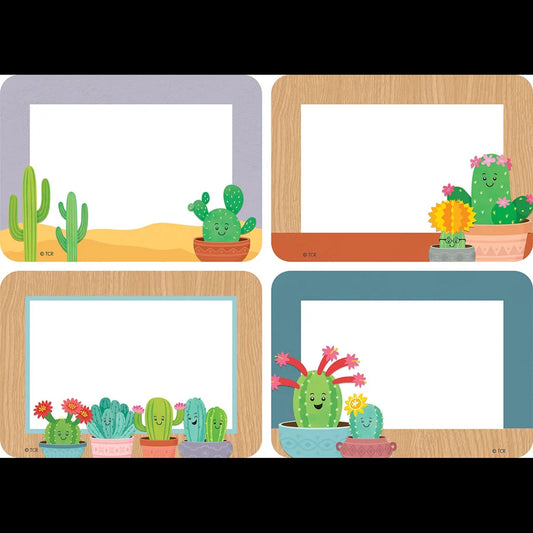 Étiquettes nom - Cactus