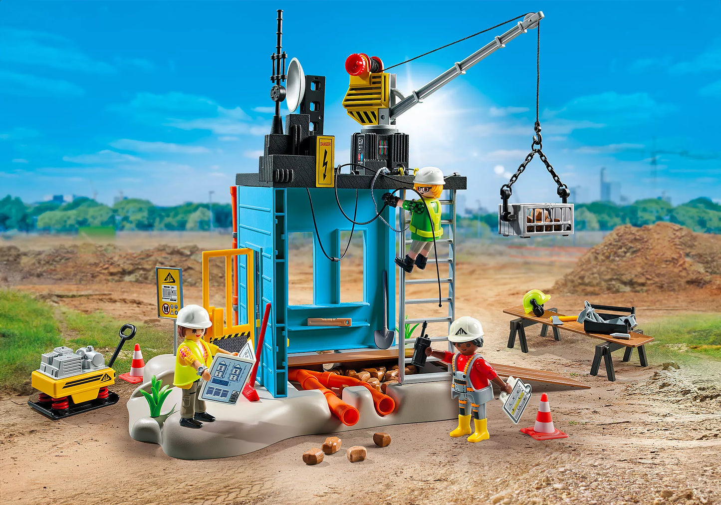 Playmobil - 71650 - Chantier construction
