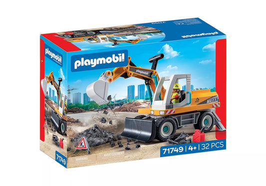 Playmobil - 71749 - Pelle mecanique avec ouvrier
