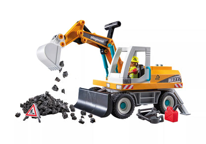 Playmobil - 71749 - Pelle mecanique avec ouvrier