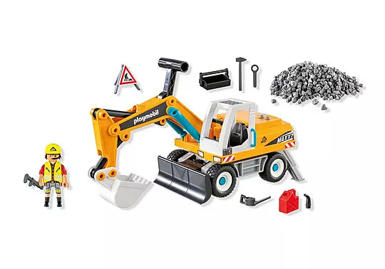 Playmobil - 71749 - Pelle mecanique avec ouvrier