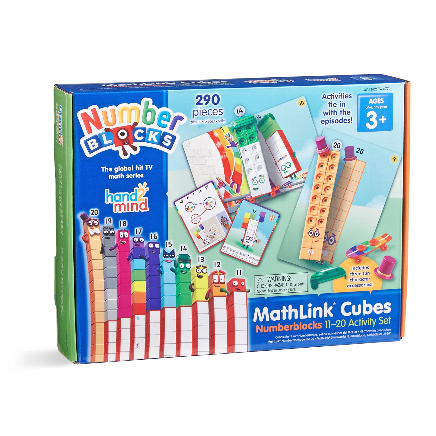 Numberblocks - ensemble d'activités avec cubes mathlink 11-20