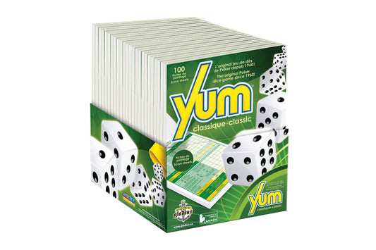 Yum –fiches de pointage
