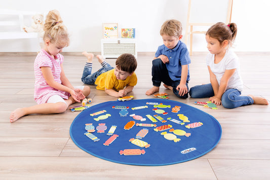 Bonbons multicolores géants