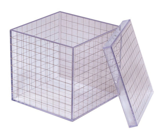 Cube transparent base 10