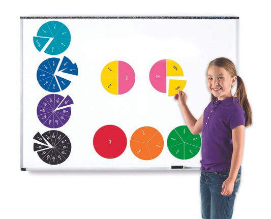 Fractions de cercles magnétiques recto verso