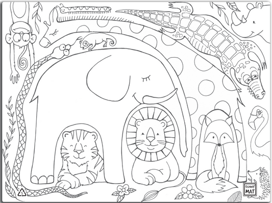 Funny Mat – Ensembles de puzzle lavable à colorier