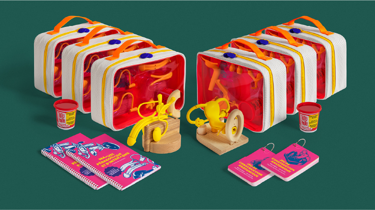 Ensemble de classe de jeux de construction anatomique pour le primaire