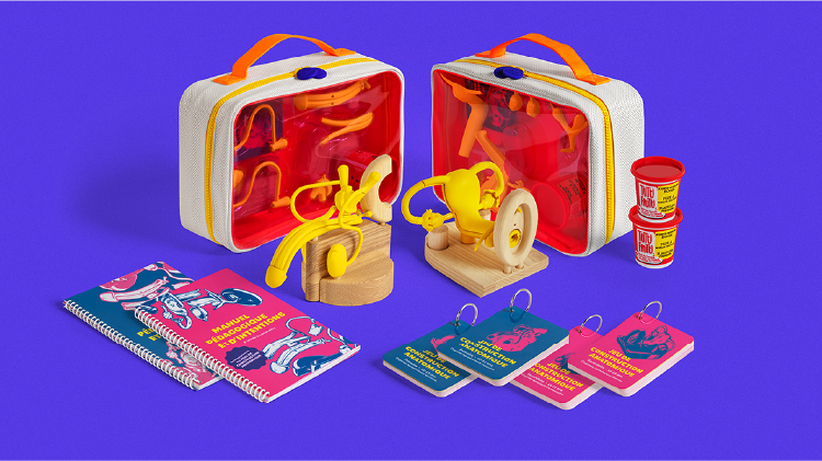 Ensemble de classe de jeux de construction anatomique pour le primaire