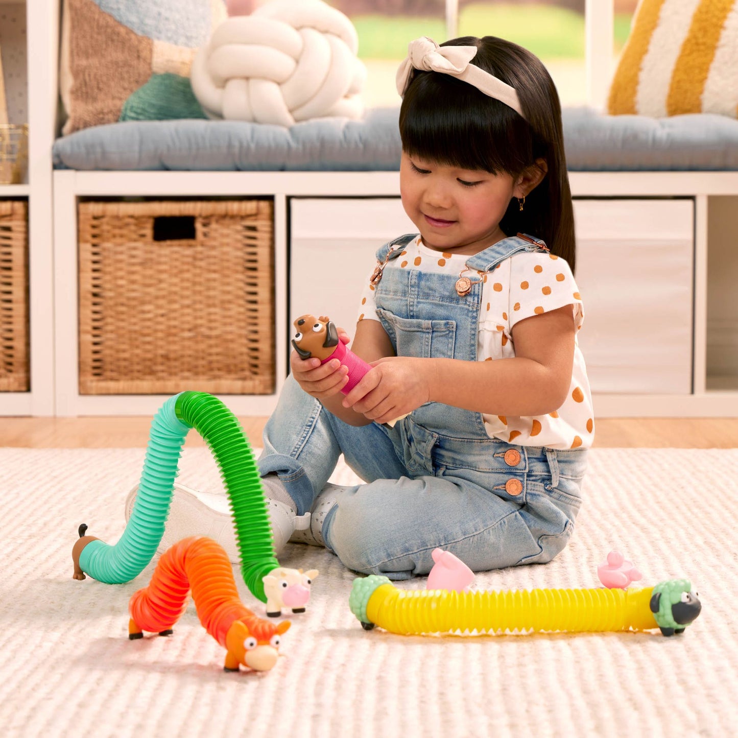 Ensemble De Pop-Tubes Sensoriel Animaux