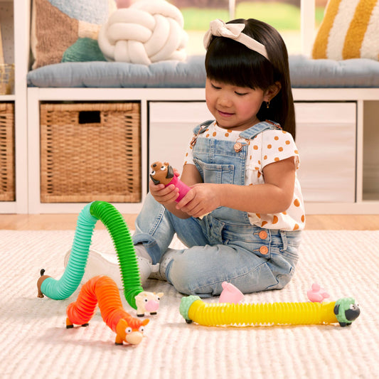 Animal Sensory Pop-Tube Set