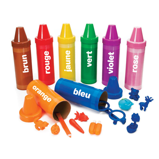 Rainbow Sorting Crayons
