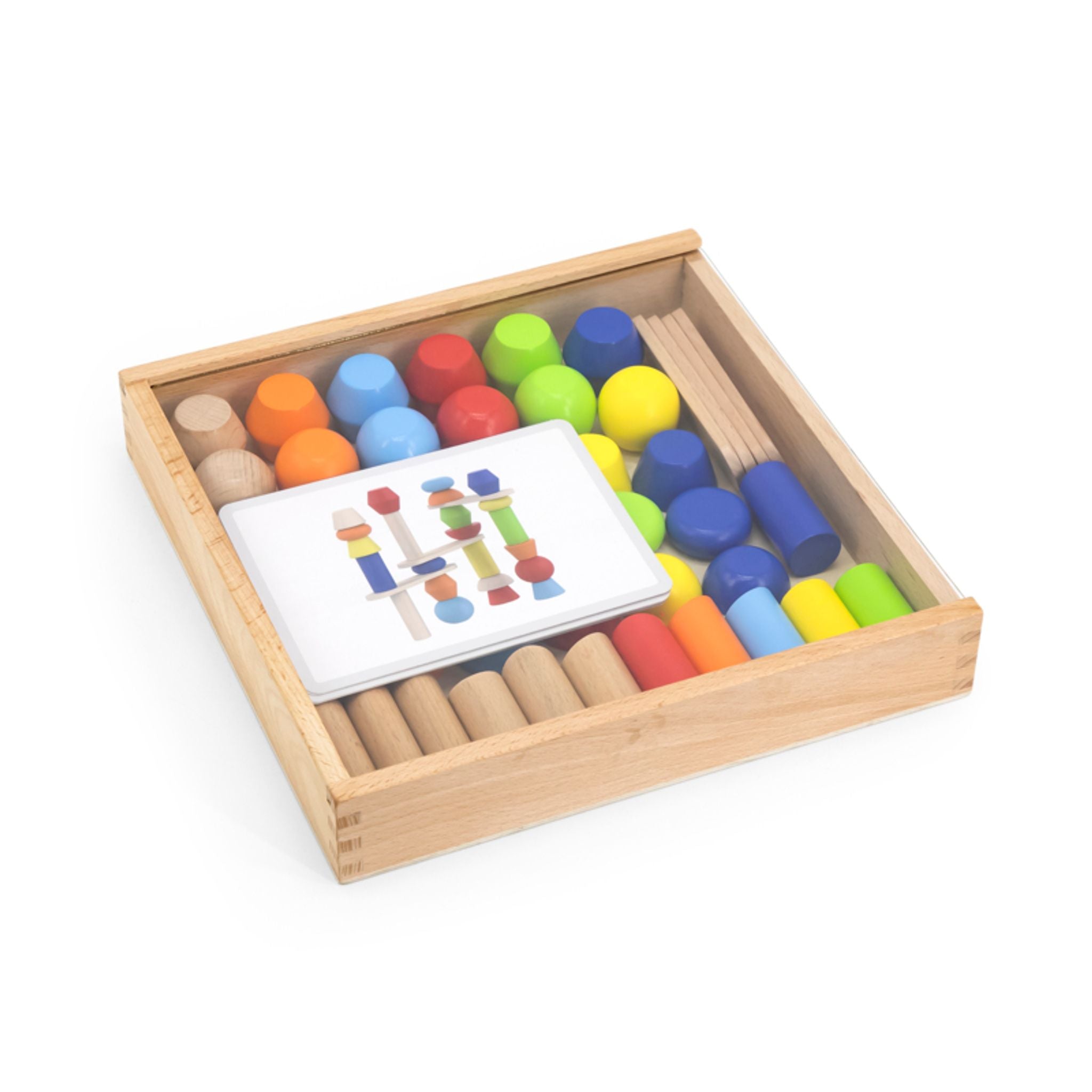 L'école du village 125 pièces - Jeujura - Jeu de construction en bois